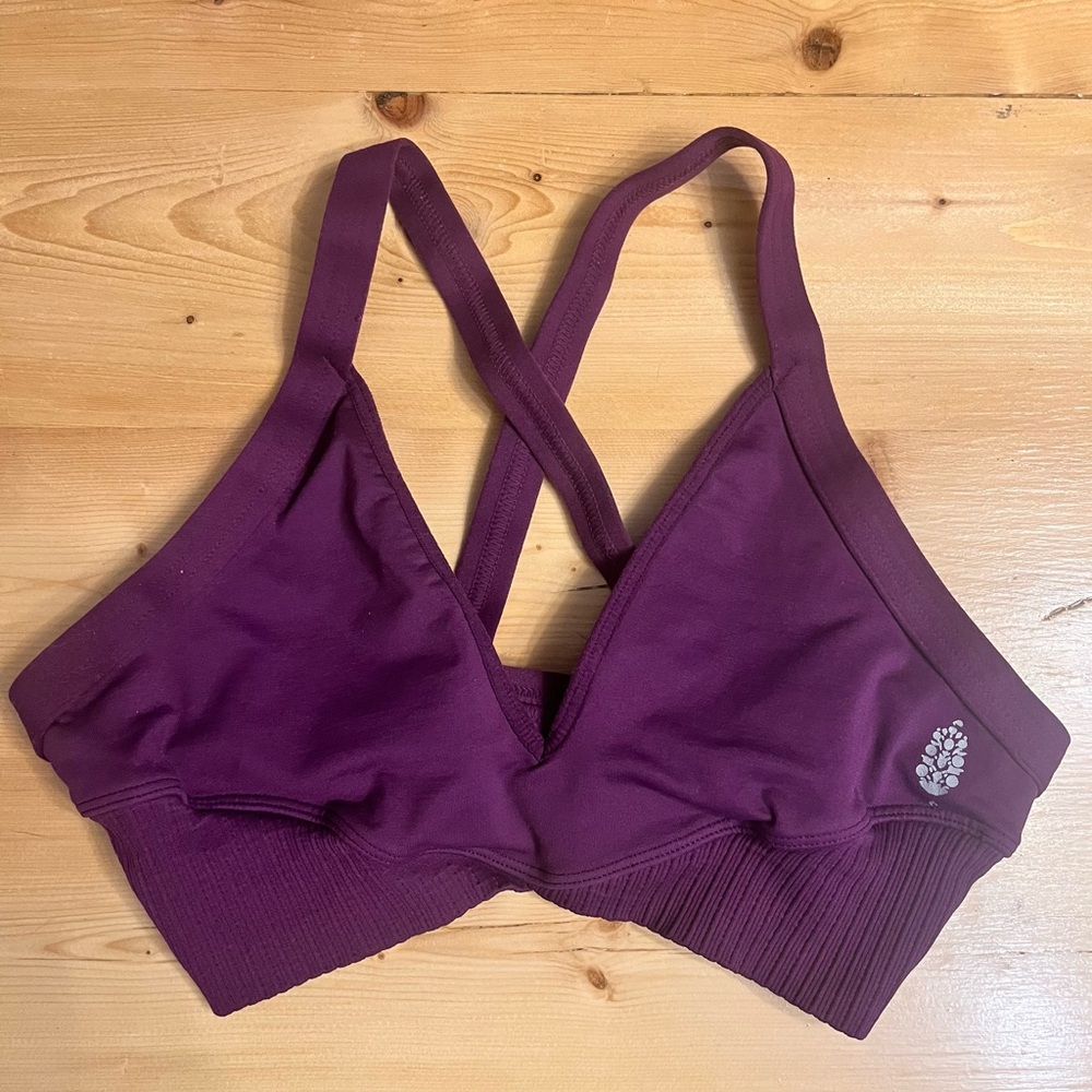 FP movement deep plunge Good Karma sport bra